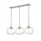 Z-Lite Chloe 3 Light island, Brushed Nickel & Clear 490P10-3L-BN - alternate 6